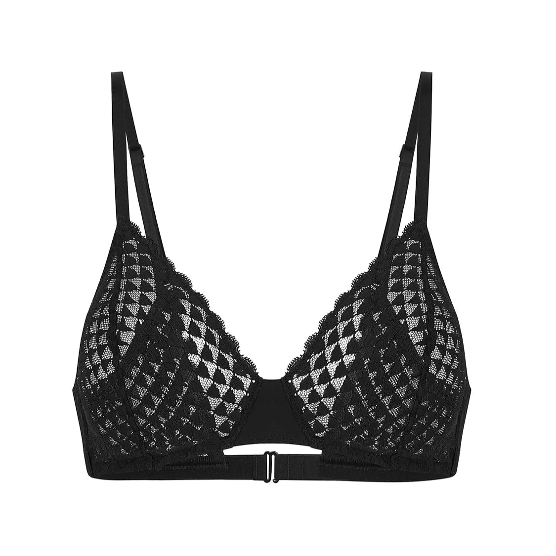 Subtile Wireless Triangle Bra | Black | Simone Perele x The Bra Sisters 