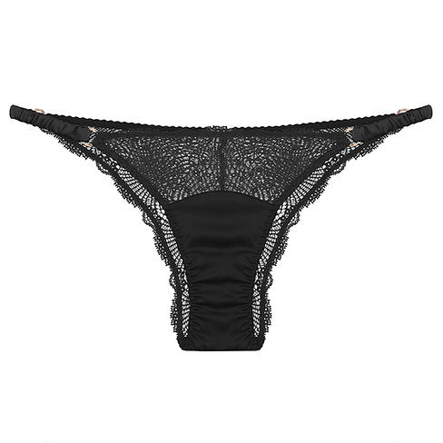 Beautiful Pant in Onyx | LoveRose Lingerie …luxurious, wire free lingerie engineered with clever hidden support and made in beautiful mood boosting colours with silks and recycled lace and mesh | The Bra Sisters