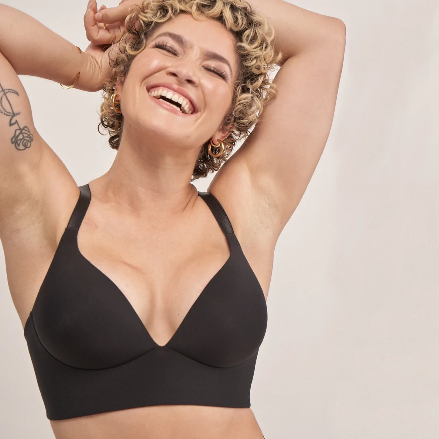 Trish Moulded Cup Bra by AnaOno | Black | Underwear for women touched by breast cancer