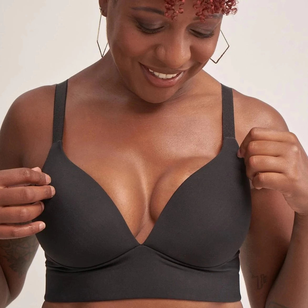 Trish Moulded Cup Bra by AnaOno | Black | Underwear for women touched by breast cancer