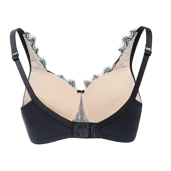 Allure Soft Cup Bra - Black Lace | Mastectomy Bra by Megami Lingerie