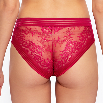 Bloom Briefs in Berry | Knickers - Little Luxuries | Megami Lingerie