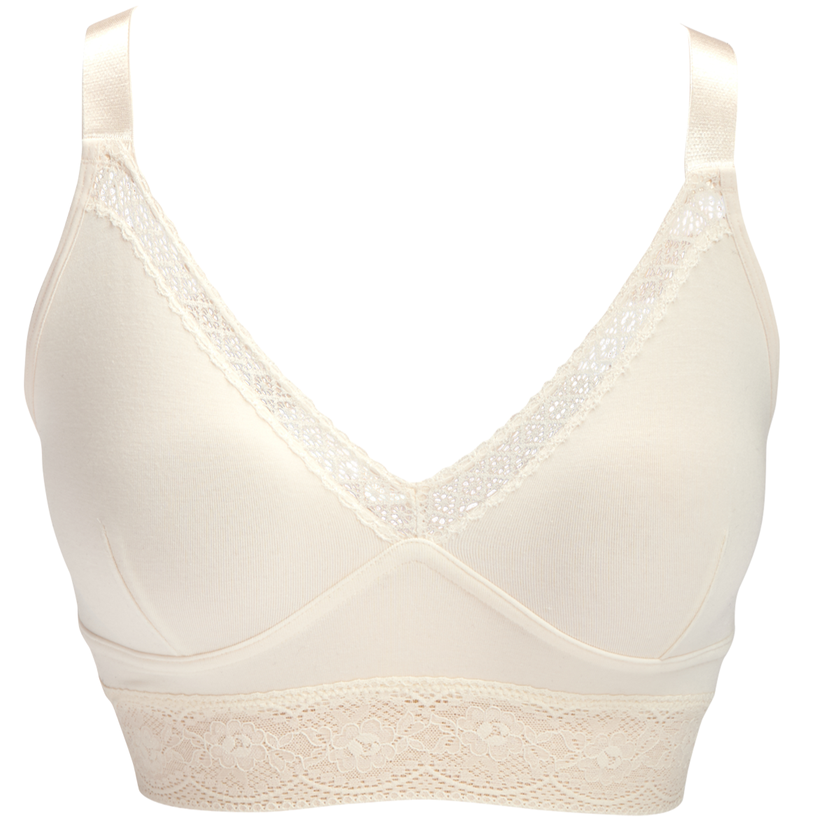 Delilah Soft Cup Bra in White | Mastectomy Bras by AnaOno
