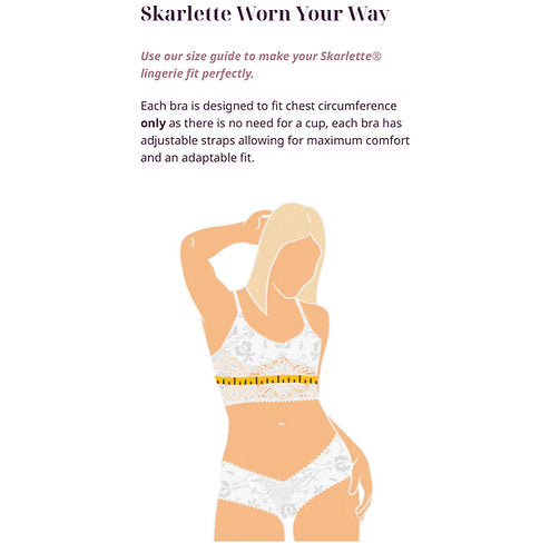 Ella Bralette | Skarlette - lingerie for flat women after breast surgery