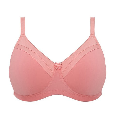 Maisie Smooth Soft T-Shirt Bra in Coral | Royce Lingerie 