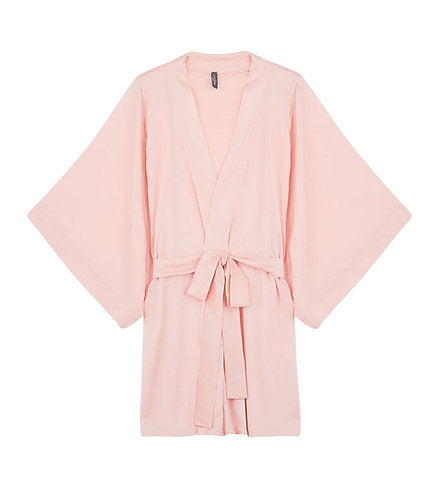 Satin Assassin Robe in Lotus Pink | Little Luxuries by LoveRose Lingerie