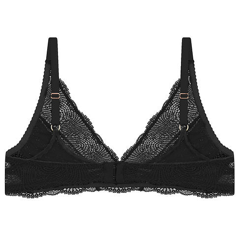  See You at Nine Non-Pocketed Wire-Free Bra in Onyx | LoveRose Lingerie