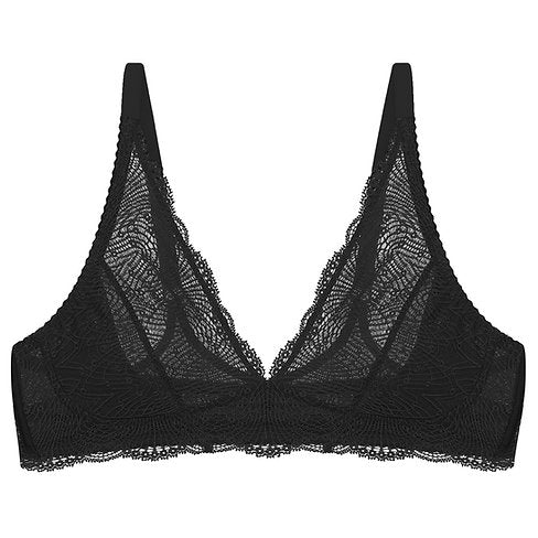  See You at Nine Non-Pocketed Wire-Free Bra in Onyx | LoveRose Lingerie