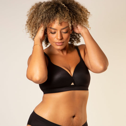 The Freedom Bra | Black, wirefree, comfortable and supportive | Wear My Freedom